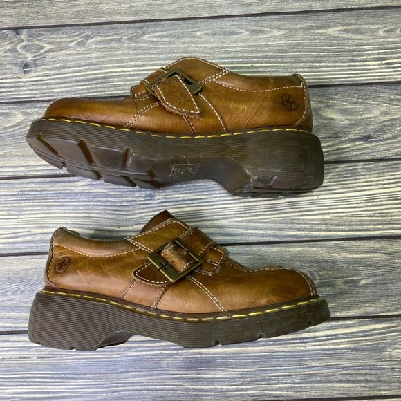 SOLD Dr. Martens Chunky Platform Monkstrap Shoes 12282 - Picture 3 of 8